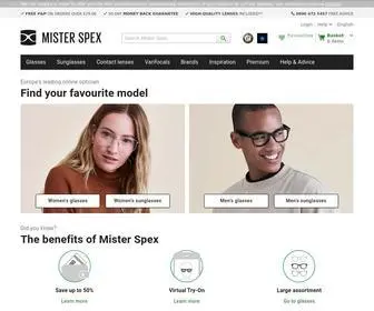 Misterspex.co.uk(A new glasses experience at Mister Spex UK) Screenshot