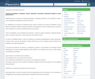 Misterwhat.fr(Annuaire Entreprise) Screenshot
