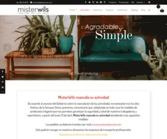 Misterwils.com(Mobiliario) Screenshot
