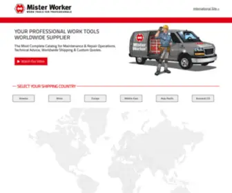 Misterworker.com(The Work Tools Professional Store) Screenshot