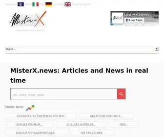 Misterx.news(Articles and News in real time) Screenshot