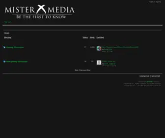 Misterxmedia.com(Forums) Screenshot