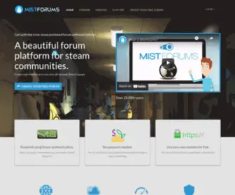 Mistforums.com(Gaming Forum Software) Screenshot