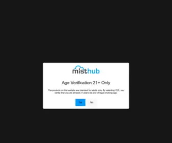 Misthub.com(Online Vape Shop) Screenshot