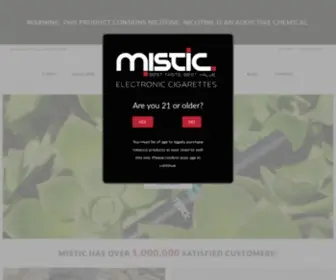Misticecigs.com(Mistic E) Screenshot