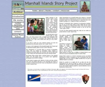 Mistories.org(Marshall Islands Story Project) Screenshot