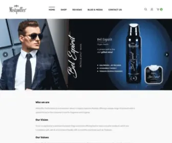 Mistpoffer.com(Mistpoffer Perfumetics) Screenshot