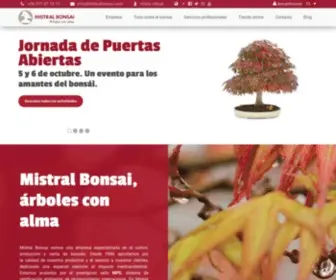 Mistralbonsai.com(Cultivo, producción y venta de bonsáis) Screenshot