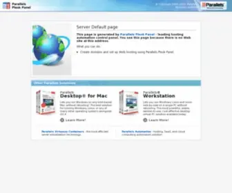 Mistralsoftware.com(Default Parallels Plesk Panel Page) Screenshot