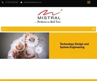 Mistralsolutions.com(Leading product design and development companies in Bangalore) Screenshot