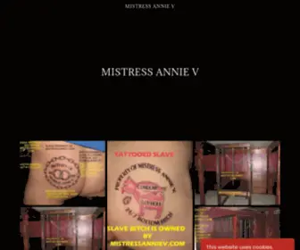 Mistressanniev.com(MISTRESS ANNIE V) Screenshot