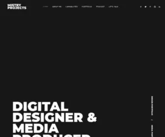 Mistryprojects.com(Digital Designer & Media Producer) Screenshot