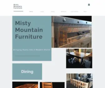 Mistymountainfurniture.com(Misty Mountain Furniture Sandpoint Idaho Custom Furniture) Screenshot