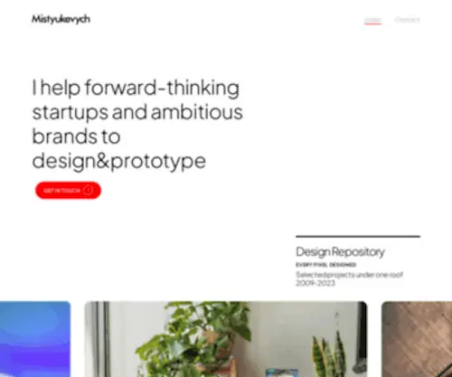 Mistyukevych.com(Digital Designer and Maker) Screenshot