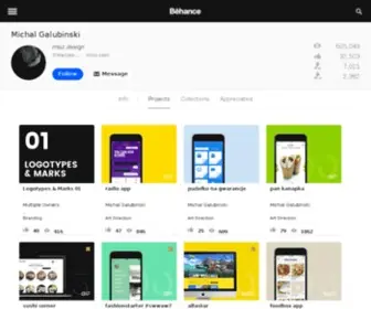 Misz.com(Behance) Screenshot