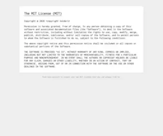 Mit-License.org(The MIT License) Screenshot