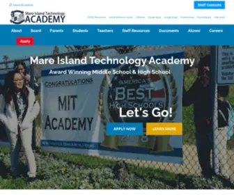 Mitacademy.org(Mare Island Technology Academies) Screenshot