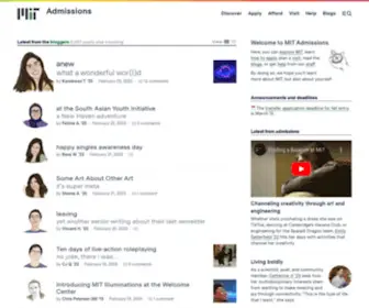 Mitadmissions.org(MIT Admissions) Screenshot