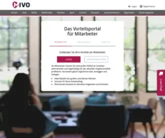 Mitarbeitervorteile.de(Willkommen) Screenshot