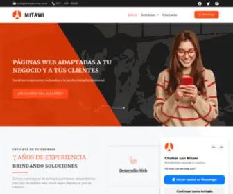 Mitawicorp.com(Diseño y tecnología) Screenshot