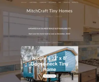 Mitchcrafttinyhomes.com(MitchCraft Tiny Homes) Screenshot