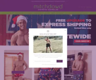 Mitchdowd.com.au(Mens Underwear & Boxers) Screenshot