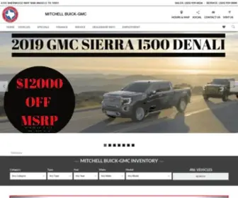 Mitchellbuickgmc.com(San Angelo) Screenshot