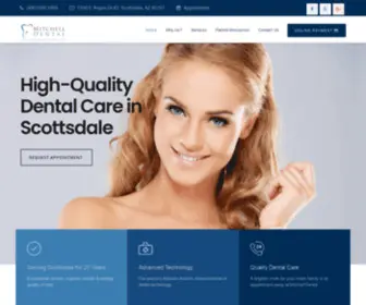 Mitchelldentalaz.com(Scottsdale Cosmetic Dentist) Screenshot