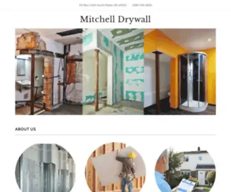 Mitchelldrywall.net(Mitchell Drywall) Screenshot