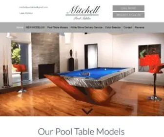 Mitchellebd.com(Mitchell Pool Tables) Screenshot