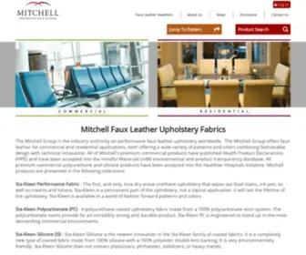 Mitchellfauxleathers.com(The Mitchell Group) Screenshot