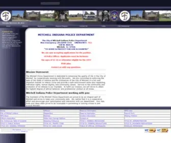 Mitchellpd.com(Mitchell Police Department) Screenshot