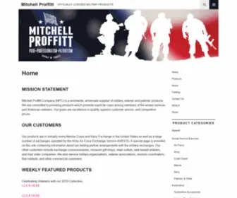 Mitchellproffitt.com(OFFICIALLY LICENSED MILITARY PRODUCTS) Screenshot
