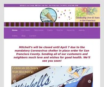 Mitchellsicecream.com(Mitchell’s Ice Cream) Screenshot