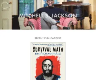 Mitchellsjackson.com(Mitchell S. Jackson’s debut novel The Residue Years received wide critical praise. Jackson) Screenshot