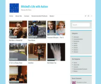 Mitchellslifewithautism.com(Sharing My Story) Screenshot