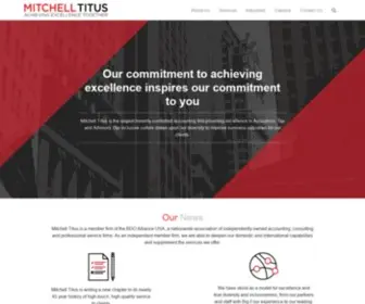 Mitchelltitus.com(Mitchell Titus) Screenshot