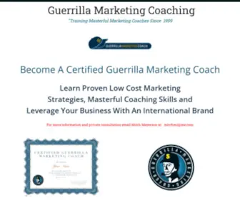 Mitchmeyerson.com(Guerrilla Marketing Coach Certification) Screenshot