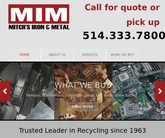 Mitchsiron.com(Mitch's Iron & Metal) Screenshot