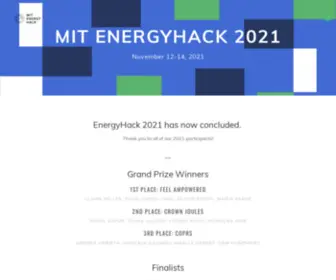 Mitec-Hack.org(MIT EnergyHack) Screenshot