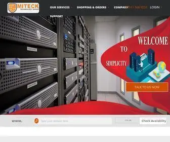 Mitecksa.co.za(Miteck Technology Group) Screenshot