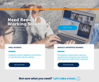 Mitel.ca(Mitel) Screenshot