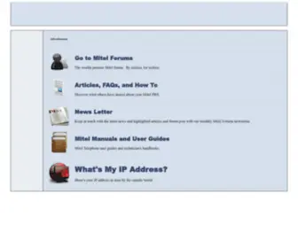 Mitelforums.com(Mitel Forums) Screenshot
