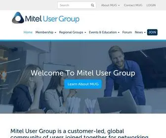 Mitelusergroup.org(The Resource For Mitel Users) Screenshot