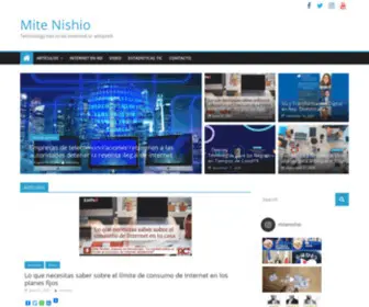 Mitenishio.com(Mite Nishio) Screenshot