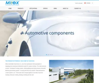 Mitexltd.com(Mitex Automation Machinery Co) Screenshot