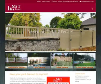 Mitfence.com(MiT Fence is located in Appleton ( Fox Valley ) Wisconsin and specializes in planning) Screenshot