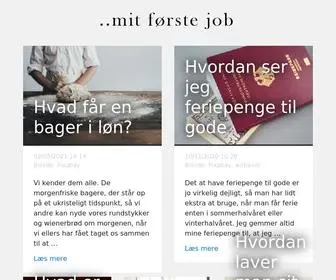 Mitfoerstejob.dk(mitfoerstejob) Screenshot