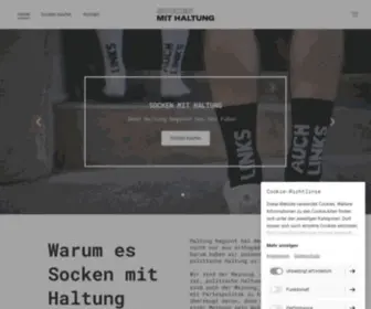 Mithaltung.at(Socken mit Haltung) Screenshot