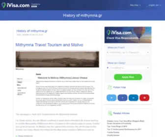 Mithymna.gr(History of) Screenshot